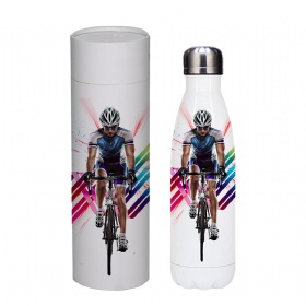 17oz Vacuum Flasks Cola Shape Fitness Thermo Sports Bottle Stainless Steel Water Bottle With Custom Logo