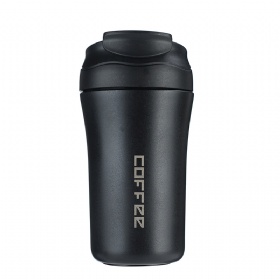 16oz stainless steel insulated coffee mug with 2 in 1 lids for drinking hole and straw drinking