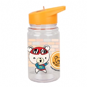 OEM 2022 hot sales 300ml bpa free kids plastic sport space tritan water bottle with straw