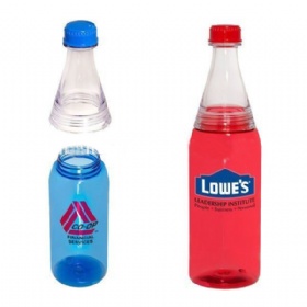 Hot Products Custom Printed BPA Free Easy fill two tone soda style 600ml Plastic Water Bottle..