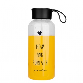 500ml Creative plastic cup mens ms students bottle portable large capacity with plastic water bottle