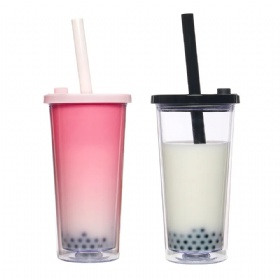 customized bubble tea cup 20oz sublimation tumbler glass tumblers for candles bling plastic tumbler