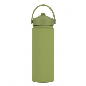 High Quality Stainless Steel Vacuum Bottle Wide Mouth Portable Sports Water Cup Outdoor Insulated Cup With Suction Nozzle