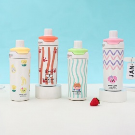 650ML 304 Stainless Steel Insulated Cup Macaron Color Large Capacity Portable Office Tumbler for Adults Children High-Value