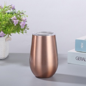 Double Wall Insulated Stainless Steel Sublimation Wine Wood Color Tumblers Vacuum Cup Wood Travel Beer Coffee Wooden Mugs