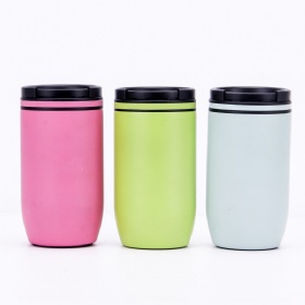 Wholesale 350ML Double Wall Stainless Steel Vacuum Insulated Travel Coffee Tumbler with Easy Operate Lid